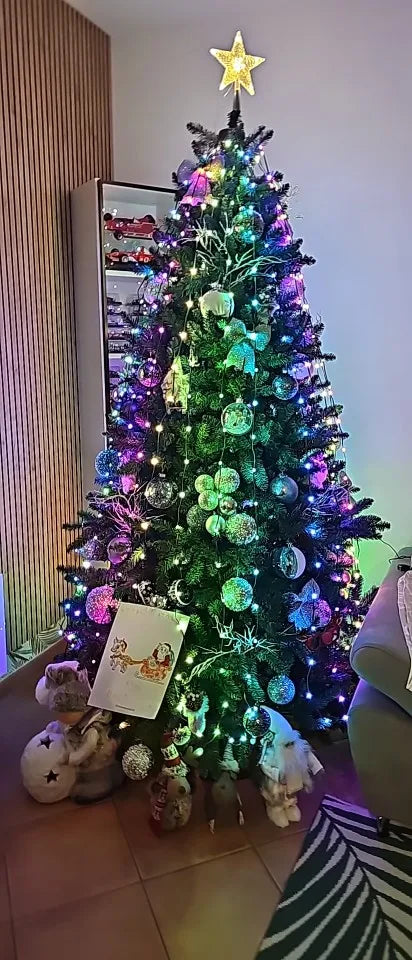LumeMagic™ Smart Animated Christmas Tree Lights – App Controlled (400 LEDs)