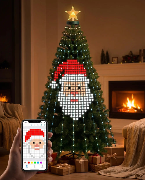 LumeMagic™ Smart Animated Christmas Tree Lights – App Controlled (400 LEDs)