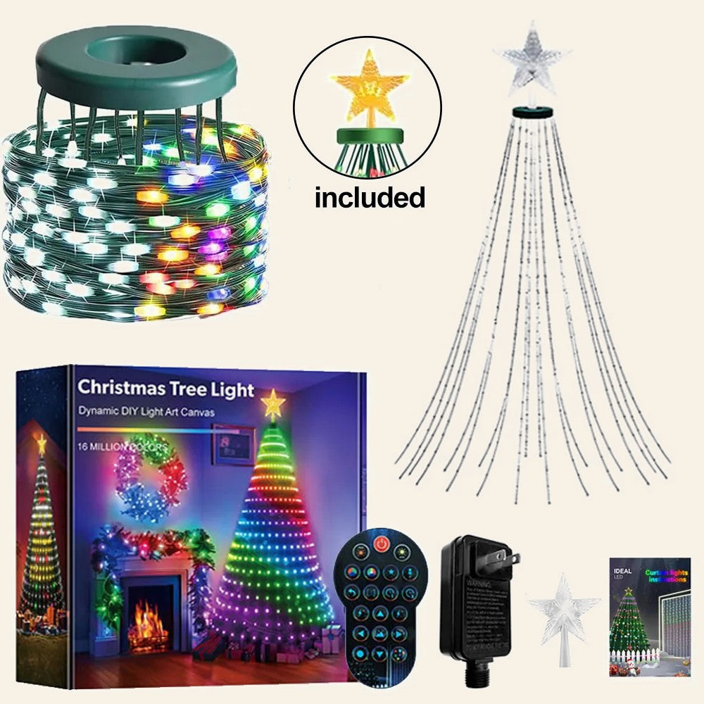 LumeMagic™ Smart Animated Christmas Tree Lights – App Controlled (400 LEDs)